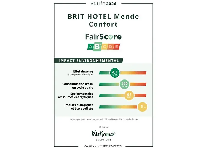Brit Hotel Confort Deltour Mende